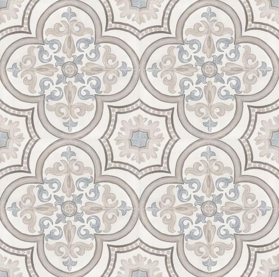 Cifre Ceramica Adobe Decor wand- en vloertegel 20x20cm Vierkant 8.5mm Daiza White SW07310475-9