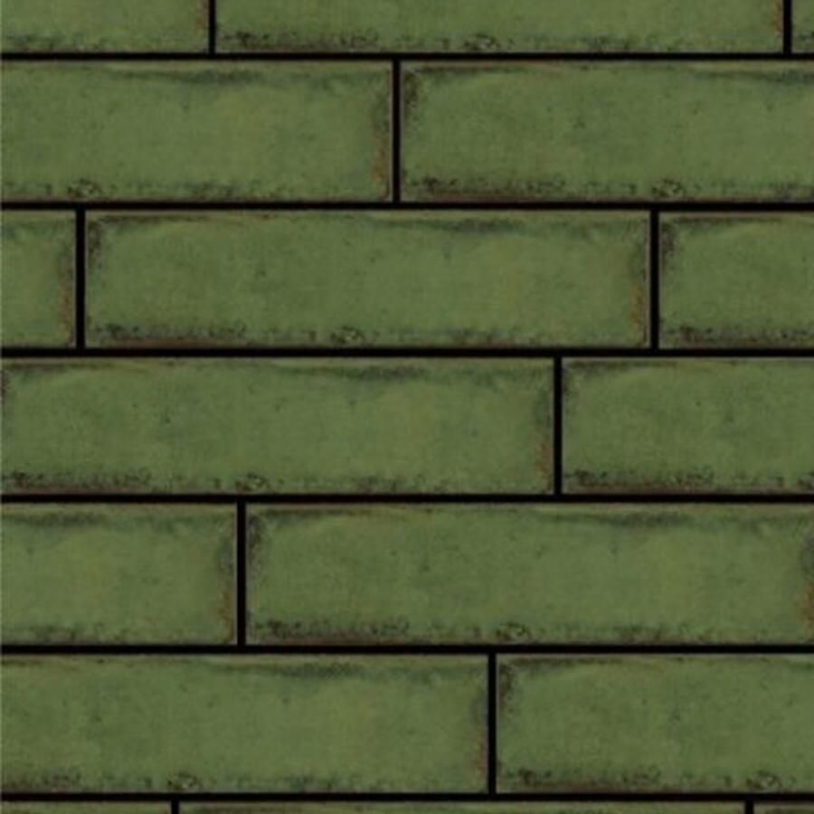 Cifre Ceramica Alchimia wandtegel 7.5x30cm 8.6mm Rechthoek Groen glans SW07310345-6