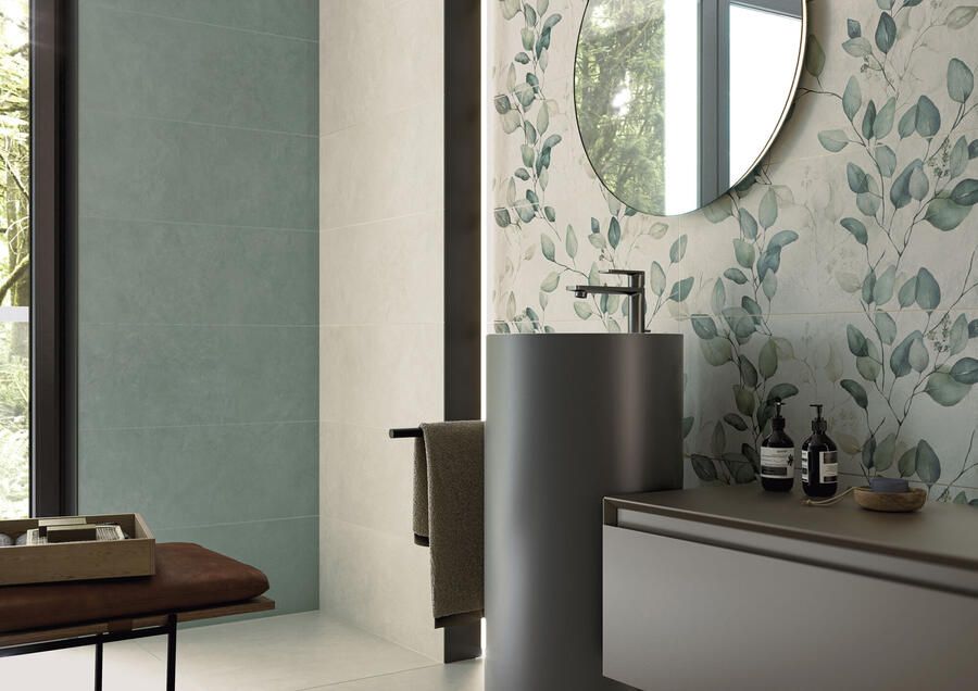 Cifre Cerámica Alure Wandtegel | 25x50 cm | Vintage | Mat Groen