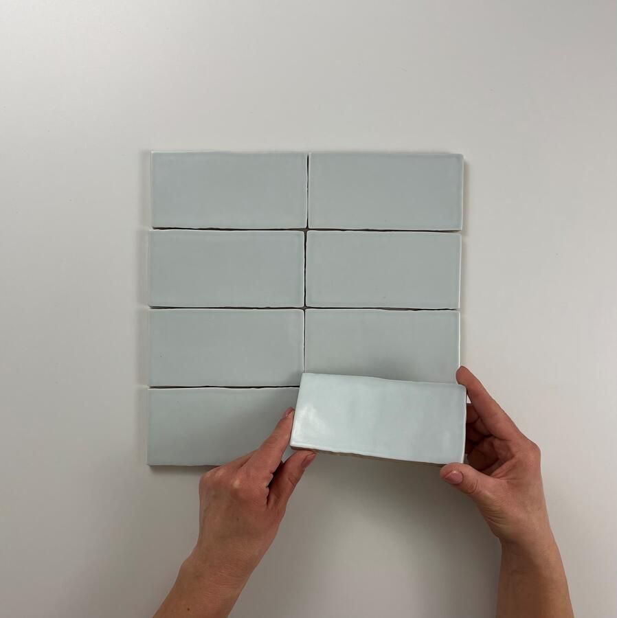 Cifre Ceramica Atlas wandtegel 7.5x15cm Rechthoek 8.5mm Aqua mate SW07311171 - Foto 3