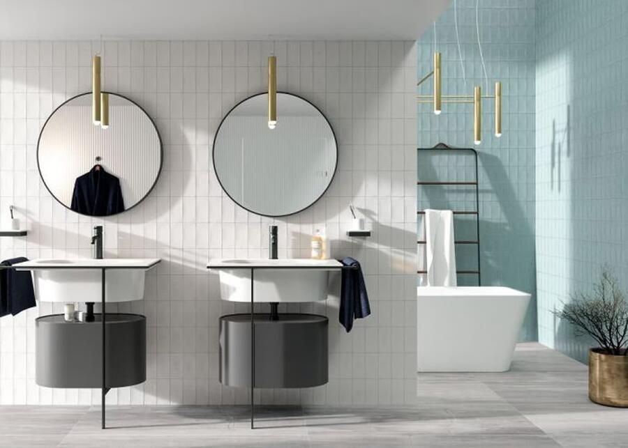 Cifre Ceramica Atlas wandtegel 7.5x15cm Rechthoek 8.5mm Sky mate SW07311171-7 - Foto 3