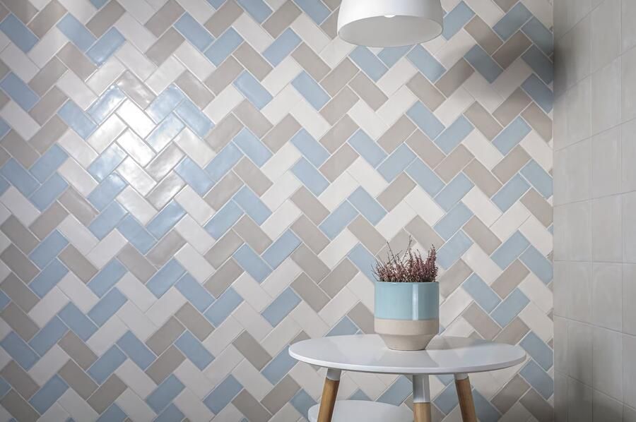 Cifre Ceramica Atlas wandtegel 7.5x15cm Rechthoek 8.5mm Sky mate SW07311171-7 - Foto 2