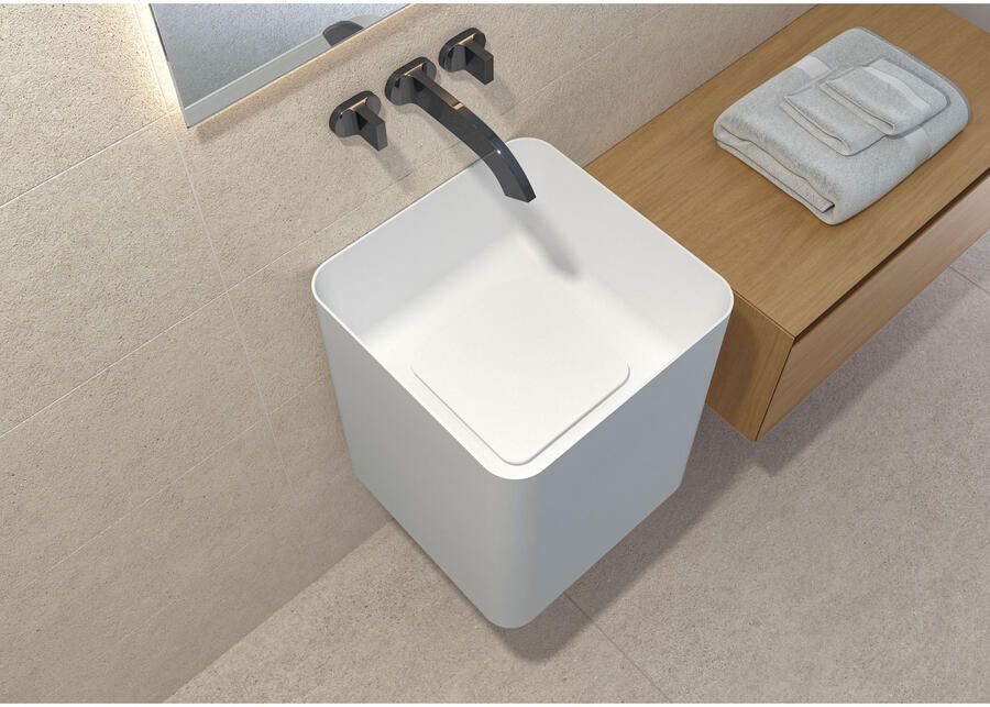 Cifre Cerámica Borneo Wandtegel | 30x75 cm | Gerectificeerd | Betonlook | Mat Beige - Foto 2