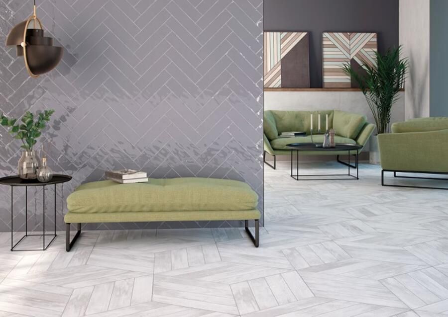 Cifre Ceramica Colonial wandtegel 7.5x30cm 8.6mm Rechthoek Grijs glans SW07310860-1 - Foto 3