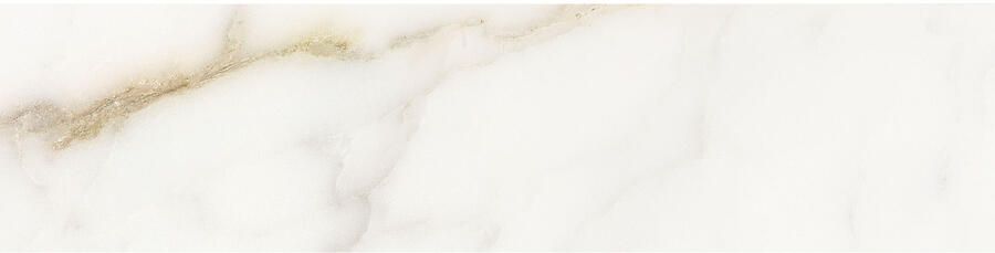 Cifre Cerámica Diamond Gold Wandtegel | 7.5x30 cm | Marmerlook | Mat Wit - Foto 3