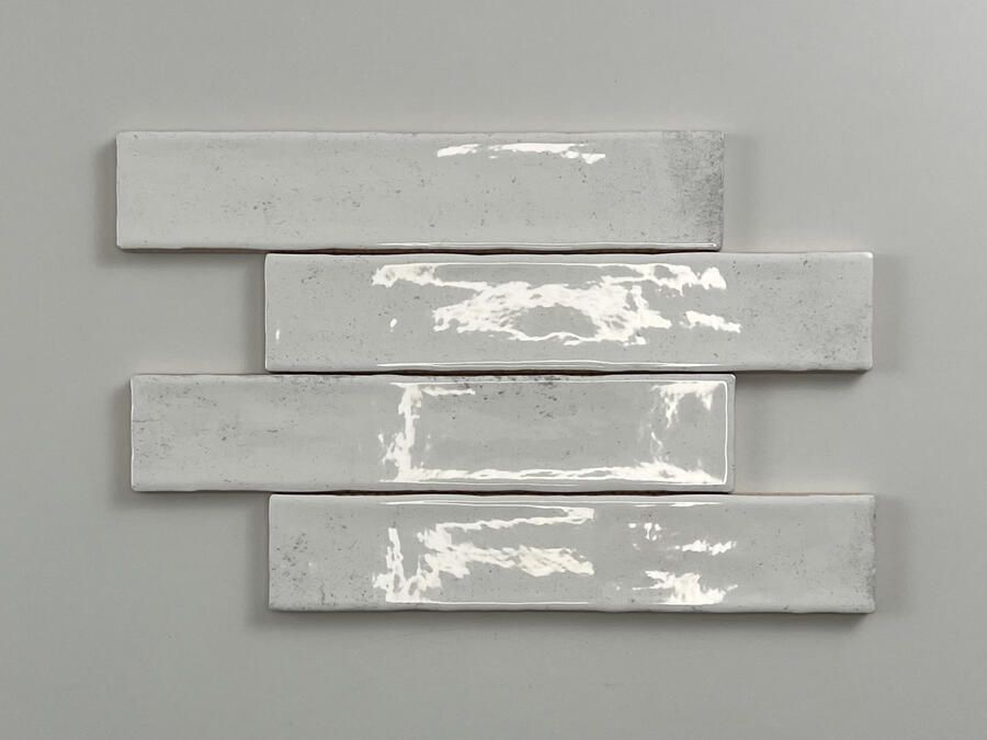 Cifre Cerámica Kalon Wandtegel | 5x25 cm | Vintage | Glans Wit - Foto 3