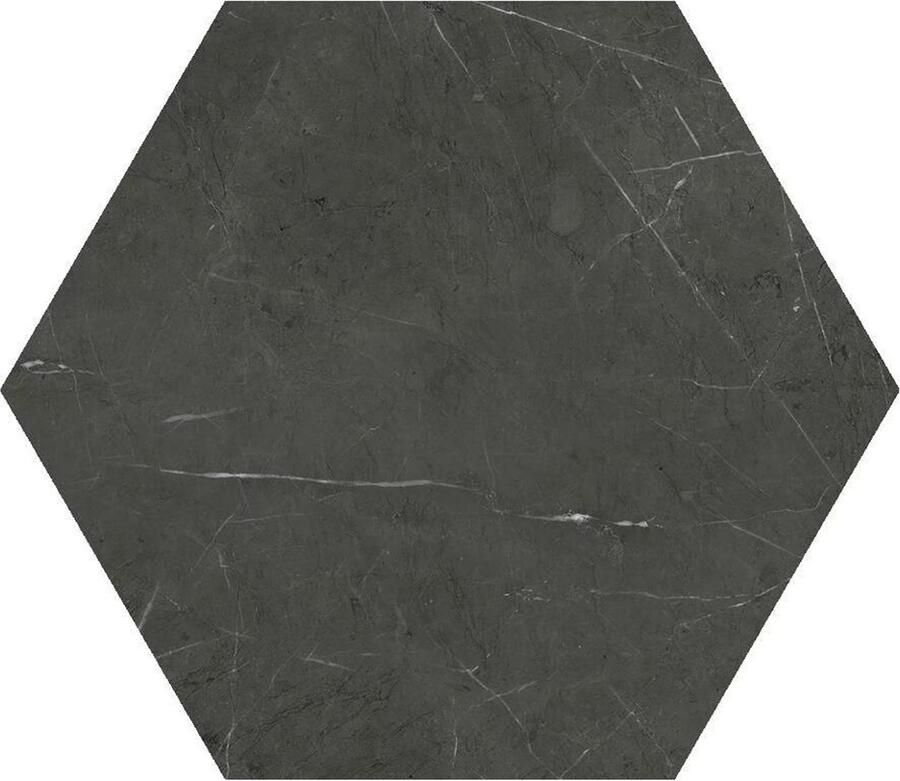 Cifre Cerámica Marquina Vloer- en wandtegel | 15x17 cm | Marmerlook | Mat Zwart