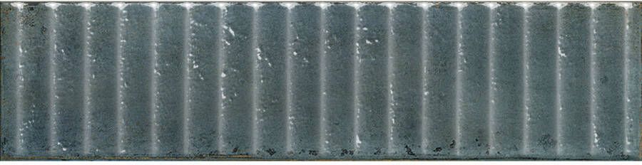 Cifre Cerámica Mussa Wandtegel | 7.5x30 cm | Vintage | Glans Groen