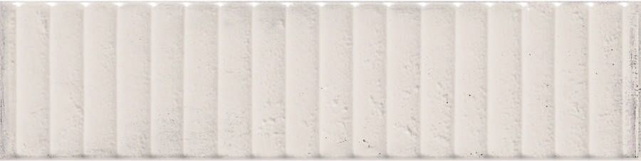 Cifre Cerámica Mussa Wandtegel | 7.5x30 cm | Vintage | Glans Ivoor