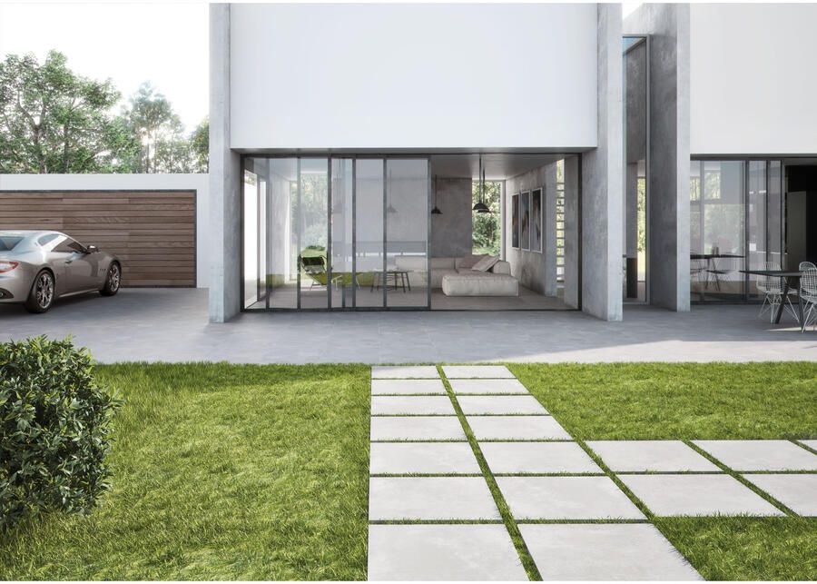 Cifre Cerámica Nexus Buitentegel | 60x60 cm | Gerectificeerd | Industrielelook | Mat Grijs