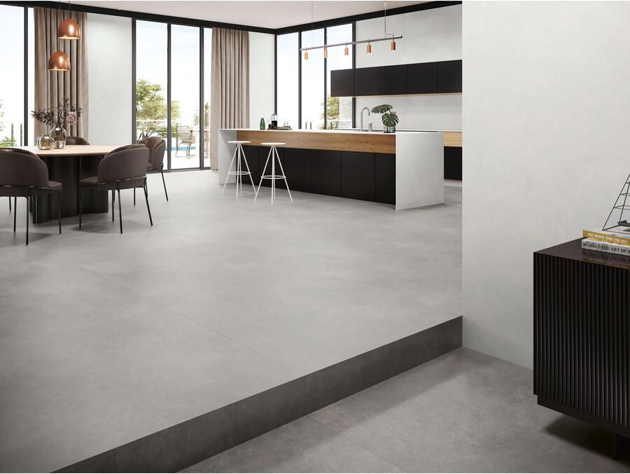 Cifre Cerámica Nexus Vloer- en wandtegel | 120x260 cm | Gerectificeerd | Betonlook | Mat Grijs