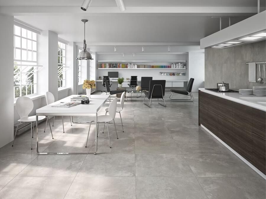 Fap Ceramiche Cifre Ceramica wand- en vloertegel 60x60cm Vierkant 9mm gerectificeerd Betonlook pearl SW07310450 - Foto 2