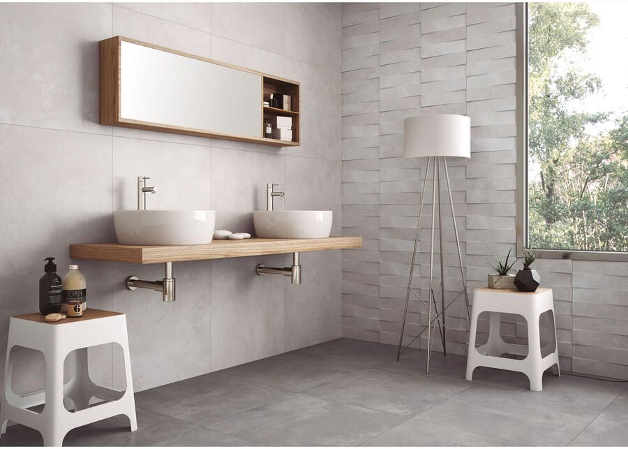 Cifre Cerámica Nexus Vloer- en wandtegel | 60x60 cm | Gerectificeerd | Industrielelook | Mat Wit