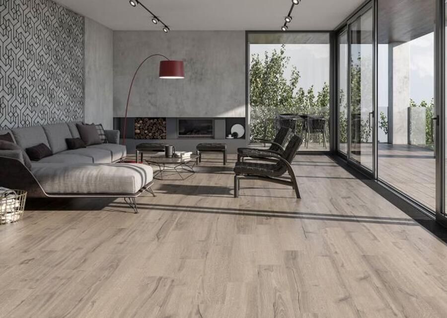 Cifre Ceramica wand- en vloertegel 30x120cm 10.5mm Rechthoek gerectificeerd Houtlook Lichtbruin mat SW07311310