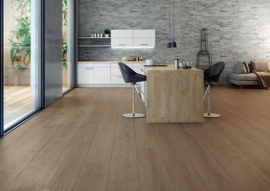 Cifre Ceramica wand- en vloertegel 23x120cm Rechthoek 9.8mm Houtlook nogal SW07310003-1 - Foto 3