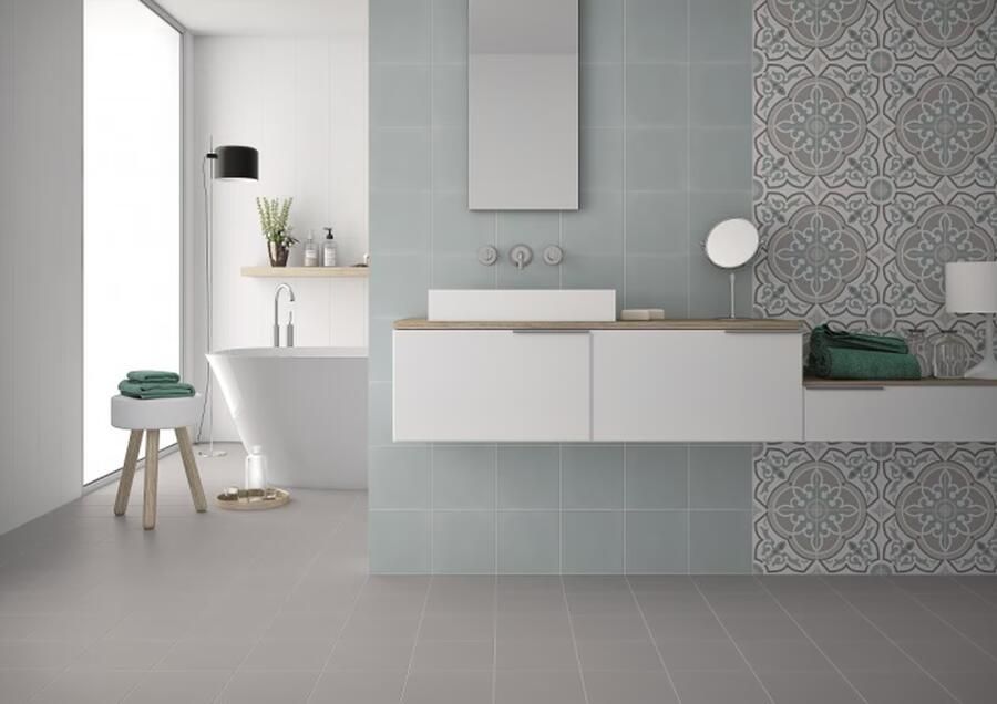 Cifre Ceramica wand- en vloertegel 20x20cm 8.5mm Vierkant Blauw mat SW07310470-2