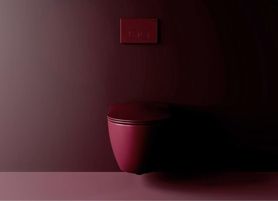 Creavit Toiletzitting Freedom | Sofclose met quick-release | Duroplast | Rood - Foto 2