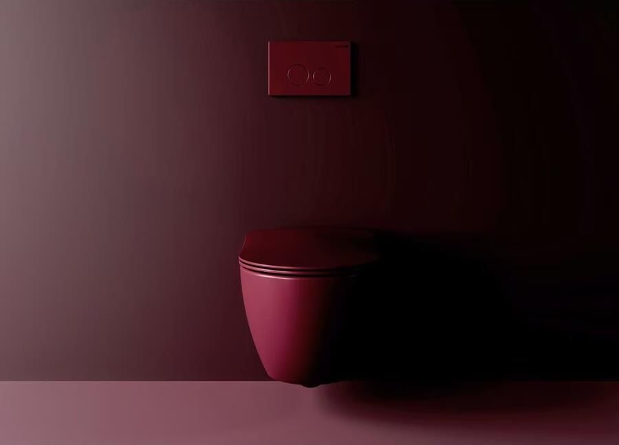 Creavit Wandcloset Freedom | Rimless | Excl.Toiletzitting | Keramiek | Berry - Foto 2