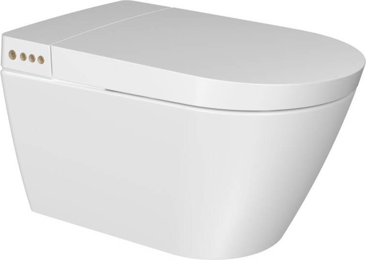 Creavit Smart WQ Toilet Luxe bidet toilet randloos met softclose zitting wit