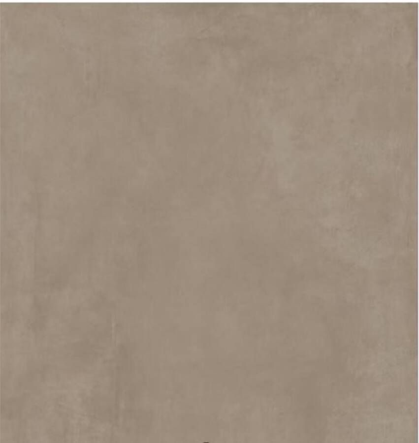 Del Conca Timeline Vloertegel | 120x120 cm | Gerectificeerd | Betonlook | Mat Bruin
