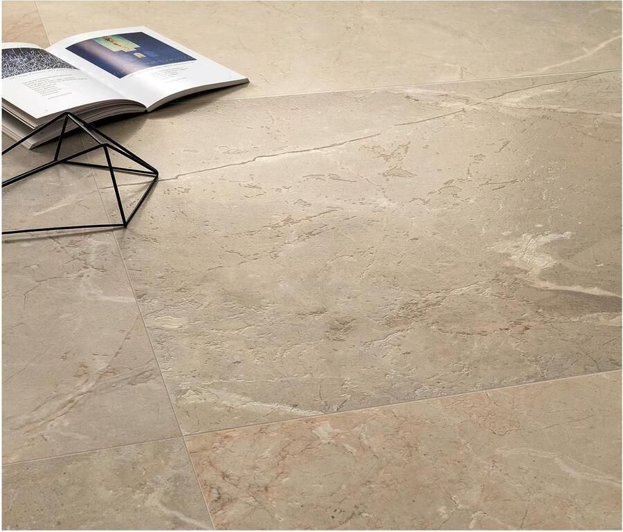 Edimax Astor Golden Age Vloer- en wandtegel | 30x60 cm | Gerectificeerd | Marmerlook | Mat Beige