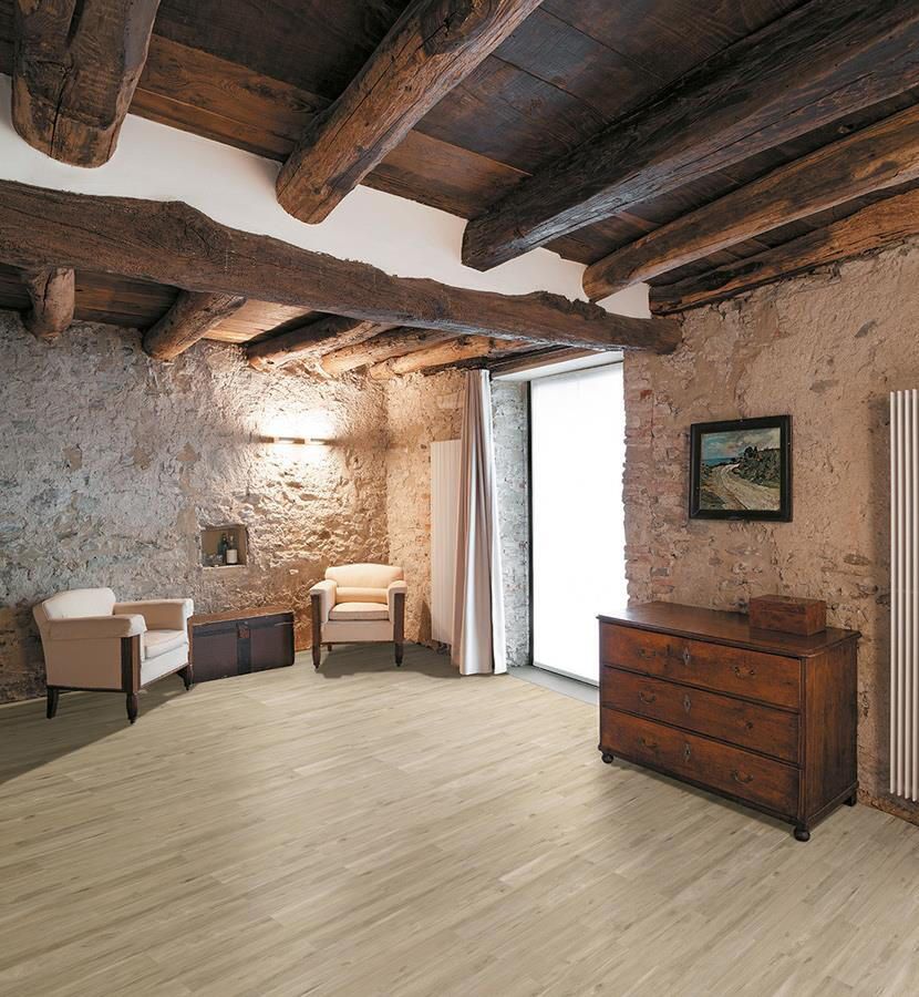 EnergieKer Antiqua Vloer- en wandtegel | 121x20 cm | Gerectificeerd | Houtlook | Mat Crème