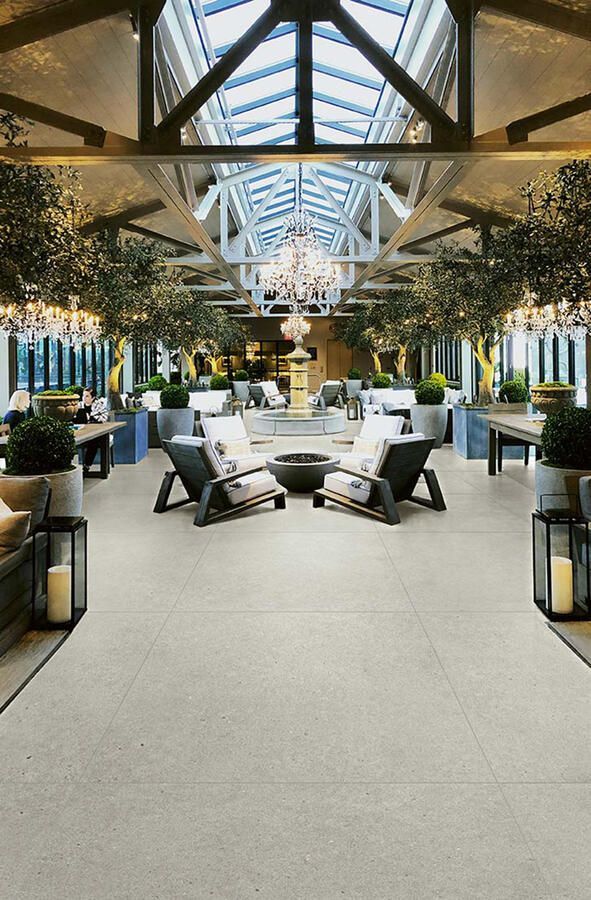 EnergieKer Brera Vloer- en wandtegel | 80x80 cm | Gerectificeerd | Natuursteenlook | Mat Grijs