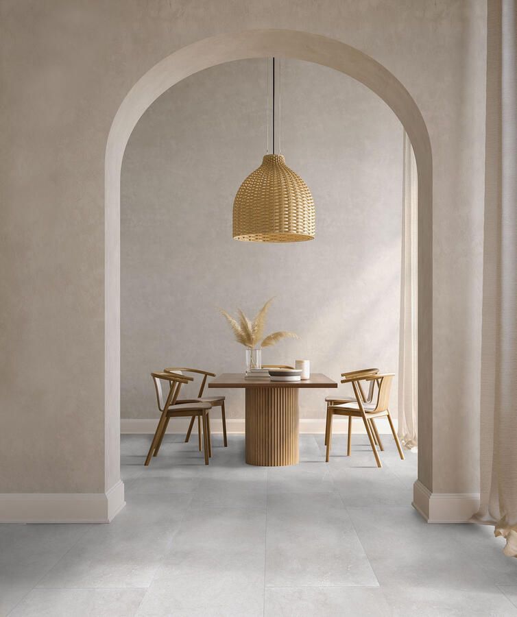 EnergieKer Hollstone Vloer- en wandtegel | 60x120 cm | Gerectificeerd | Natuursteenlook | Mat Ivoor