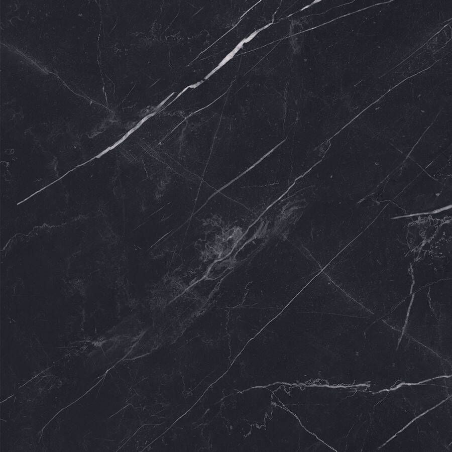 EnergieKer Marquina Vloer- en wandtegel | 60x60 cm | Gerectificeerd | Natuursteenlook | Glans Zwart