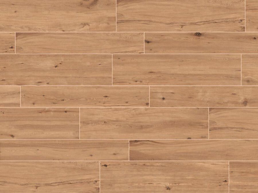 EnergieKer Padouk Vloer- en wandtegel | 121x20 cm | Gerectificeerd | Houtlook | Mat Bruin - Foto 2