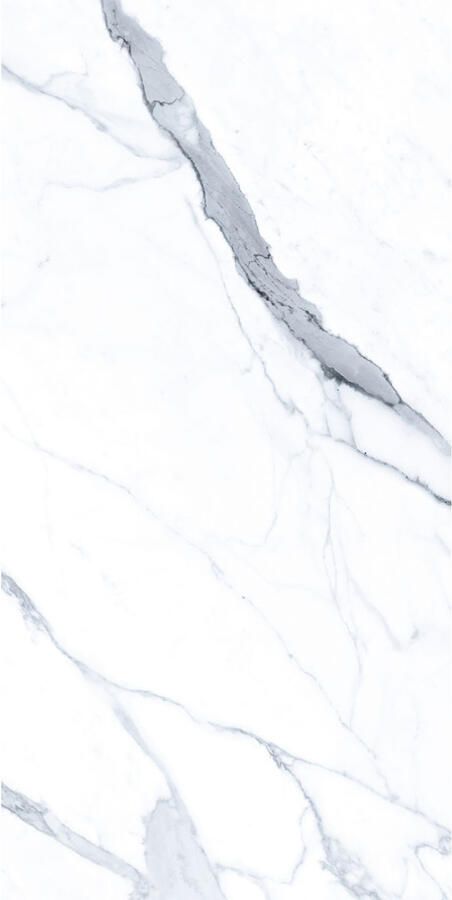 EnergieKer Statuario Superiore Vloer- en wandtegel | 30x60 cm | Gerectificeerd | Marmerlook | Mat Wit