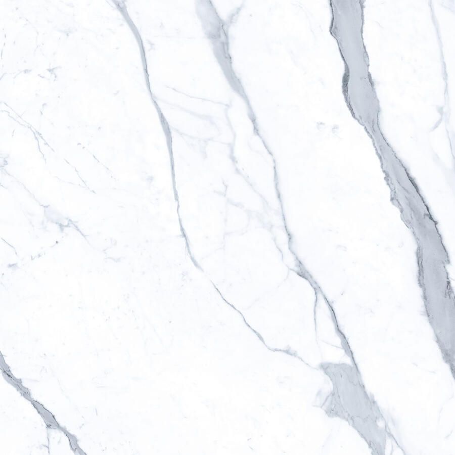 EnergieKer Statuario Superiore Vloer- en wandtegel | 80x80 cm | Gerectificeerd | Marmerlook | Mat Wit - Foto 3