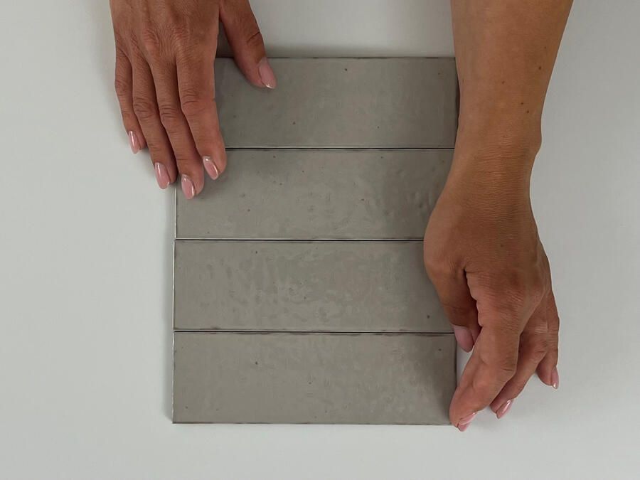 Equipe Cerámicas Kalma Wandtegel | 6x18.6 cm | Vintage | Glans Grijs - Foto 3