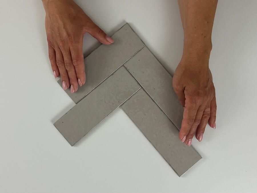 Equipe Cerámicas Kalma Wandtegel | 6x18.6 cm | Vintage | Glans Grijs - Foto 2