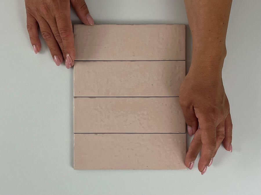 Equipe Cerámicas Kalma Wandtegel | 6x18.6 cm | Vintage | Glans Roze - Foto 3