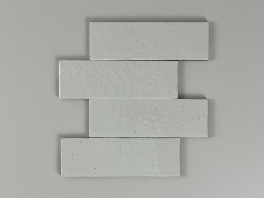 Equipe Cerámicas Kalma Wandtegel | 6x18.6 cm | Vintage | Glans Wit