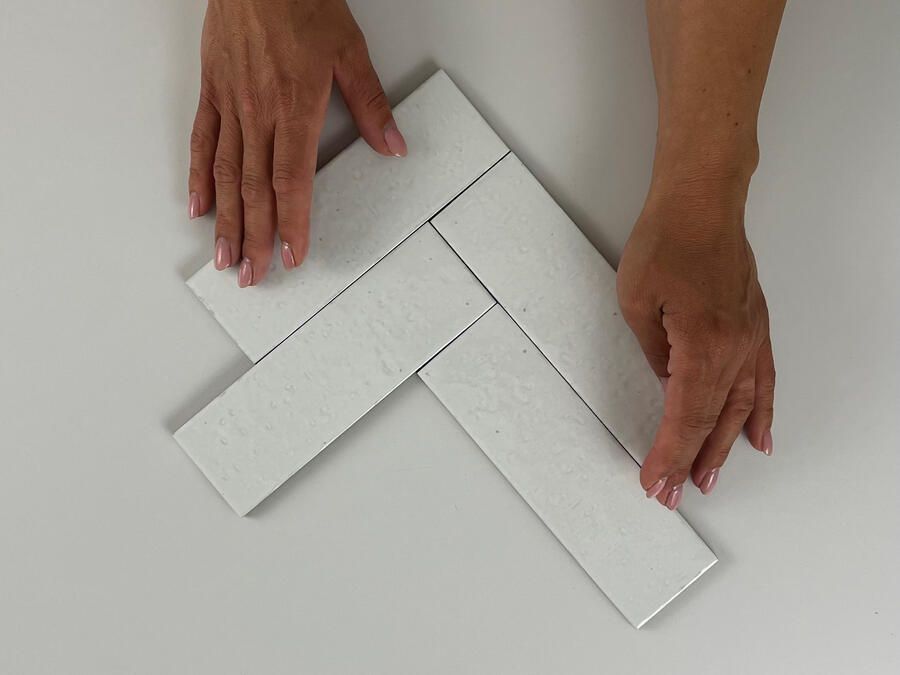 Equipe Cerámicas Kalma Wandtegel | 6x18.6 cm | Vintage | Glans Wit - Foto 2