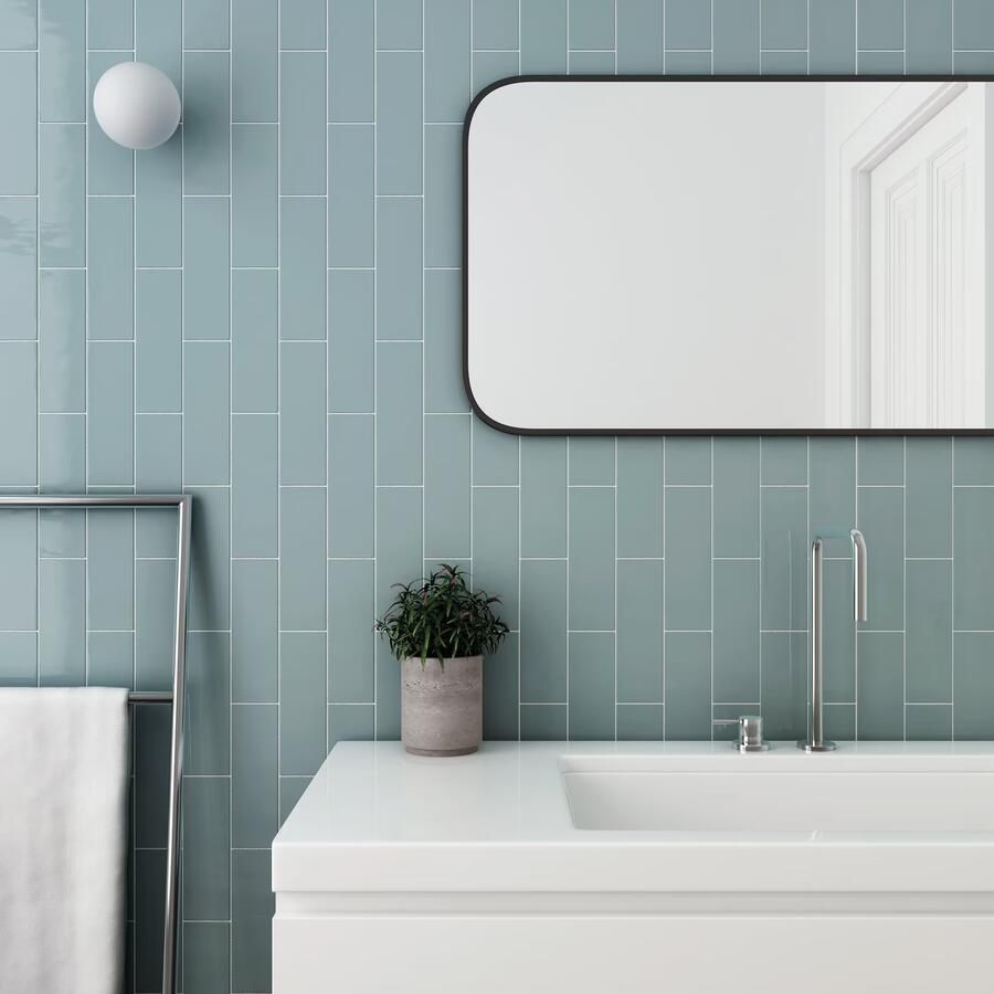 Equipe Cerámicas Premium Countri Wandtegel | 65x200 cm | Vintage | Glans Blauw - Foto 2