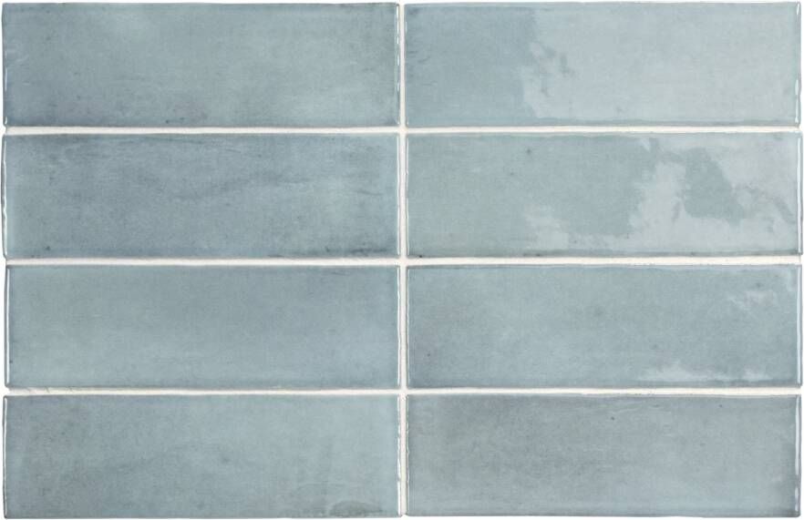 Equipe Cerámicas Premium Koko Wandtegel | 50x150 cm | Vintage | Glans Licht blauw