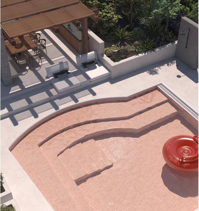 Equipe Cerámicas Premium Koko Wandtegel | 50x150 cm | Vintage | Glans Roze - Foto 3