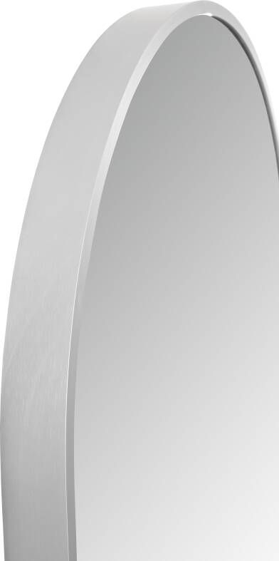 Aloni Badkamerspiegel 100x50 cm | Ovaal | Directe verlichting | Touch button | Met spiegelverwarming | Rvs frame