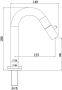 Aloni Creavit fonteinkraan opbouw 10 cm 1 2' chroom - Thumbnail 3