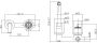 Aloni Creavit inbouw wastafelkraan 22 cm uitloop rond geborsteld koper - Thumbnail 4