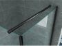 Aloni Douchecabine 80x80x190 cm | 1 Draaideur | Helder glas | Mat zwart - Thumbnail 2