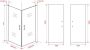 Aloni Douchecabine 80x80x190 cm | 2 Draaideuren | Helder glas | Chroom - Thumbnail 4