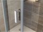Aloni Douchecabine 90x90x190 cm | 1 Draaideur | Helder glas | Chroom - Thumbnail 2