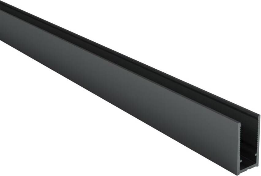 Aloni Muurprofiel voor douchewand | 200 cm | Gunmetal grijs