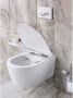 Aloni Wandcloset Pro | 49 cm | Zonder spoelrand | Wandhangend | Incl.Softclose zitting | Keramiek | Wit - Thumbnail 3