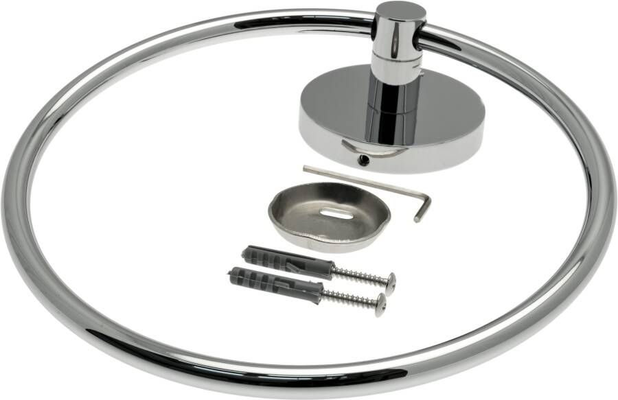 Aqualux Handoekhouder Pro2000 | Wandmontage | Enkel houder | RVS | Chroom