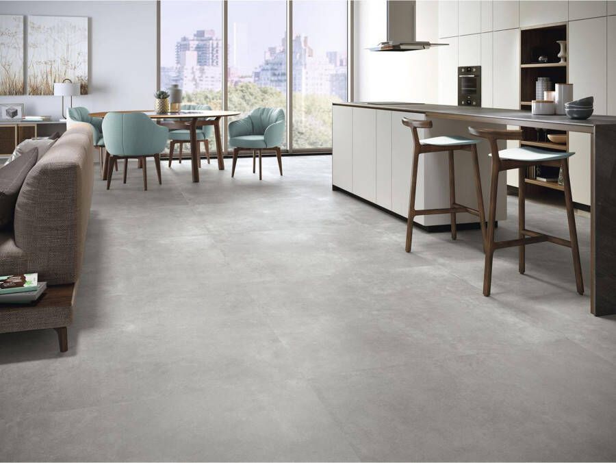 Baldocer Cerámica Arkety Grey beton look 120x120 cm grijs